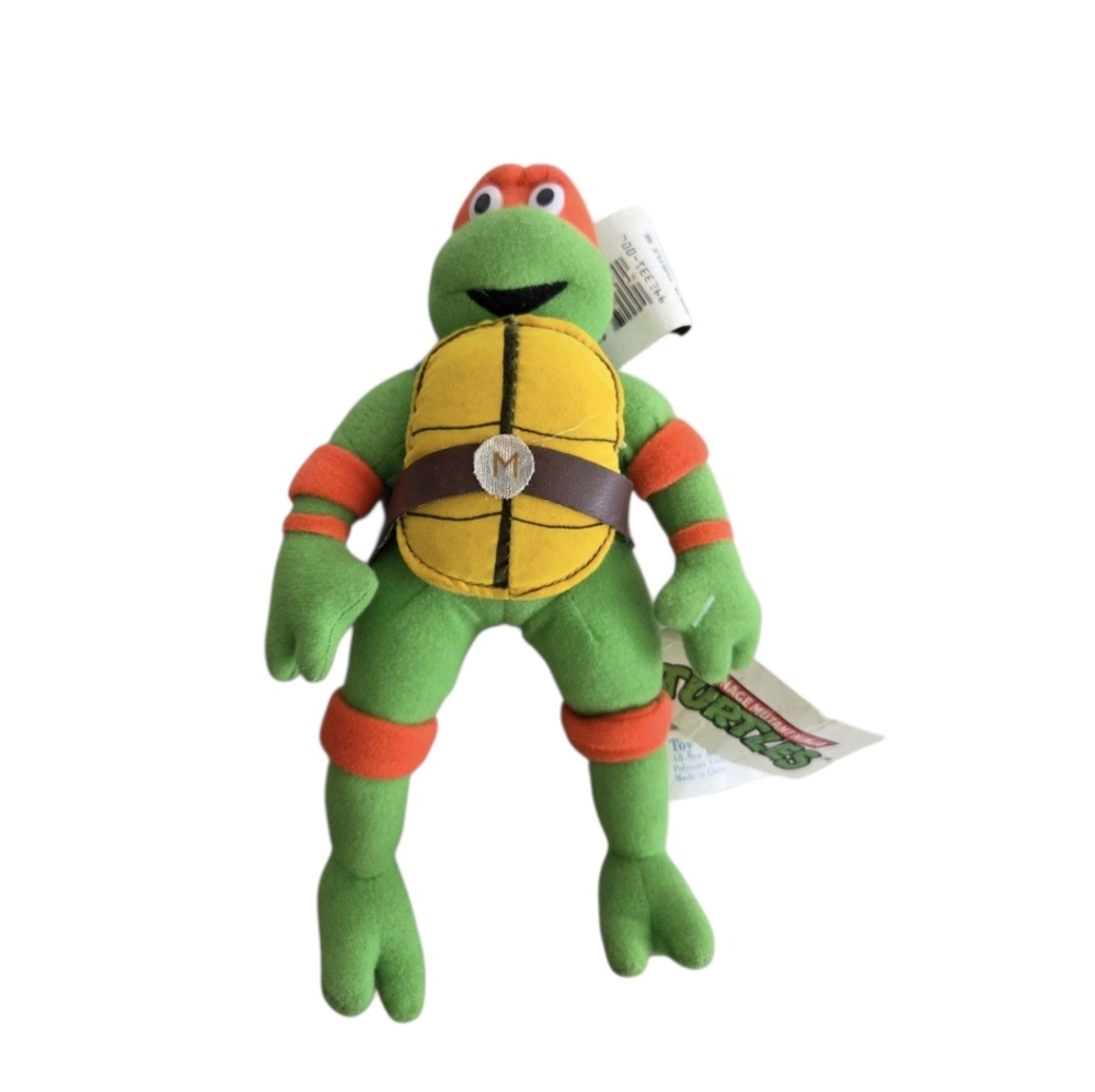 Teenage Mutant Ninja Turtles Michelangelo Plush Toy 2002 Mirage‎ Studios VTG NEW